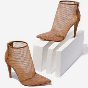 Fishnet Ankle Booties